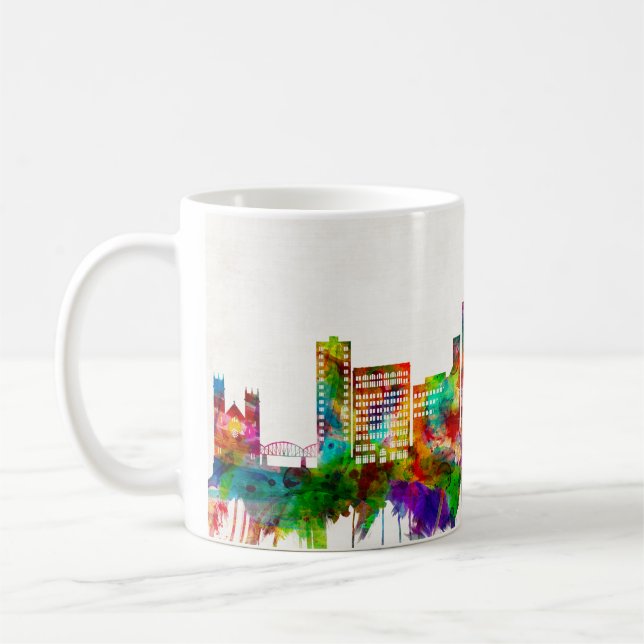 Binghamton New York Skyline Coffee Mug (Left)