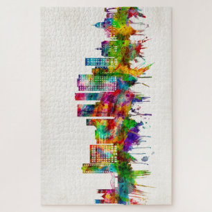 Binghamton New York Skyline Jigsaw Puzzle