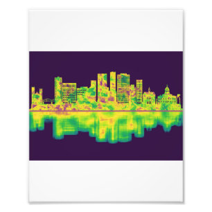 Binghamton New York Skyline Photo Print