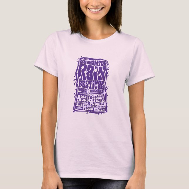 Binghamton Rain Festival T-Shirt (Front)