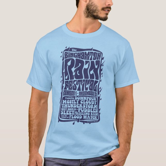 Binghamton Rain Festival T-Shirt (Front)