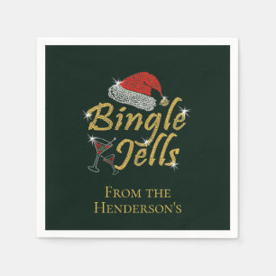 Bingle Jells Tipsy Christmas Napkin