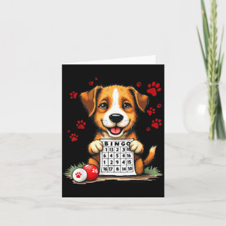 Bingo And Dog Funny Bingo Love Bingo And Dog Gift Card