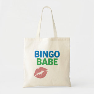 Bingo Babe Cute and Confident Bingo Lover Tote Bag