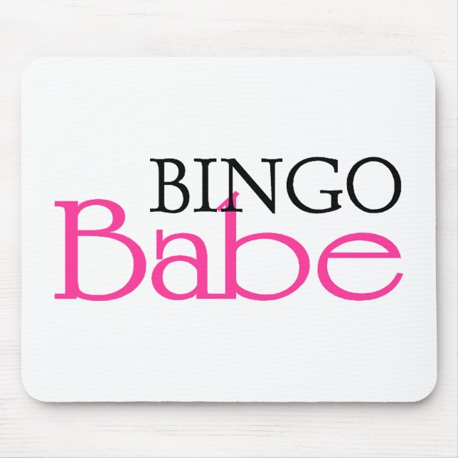 Bingo Babe Mouse Mat (Front)
