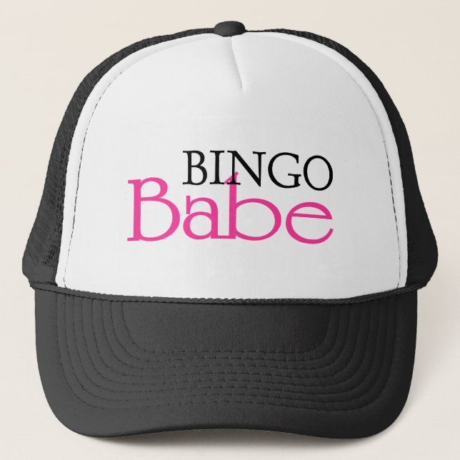 Bingo Babe Trucker Hat (Front)