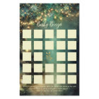 Bingo Baby Shower Game Enchanted Forest Lanterns