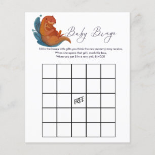 Bingo babyshower game Sea Otter theme