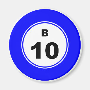 Bingo Ball B Magnet