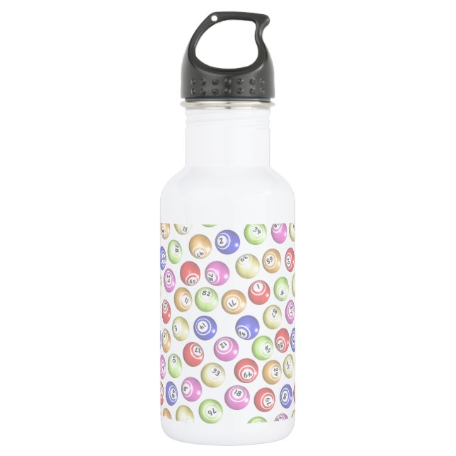 Bingo Balls 532 Ml Water Bottle (Front)