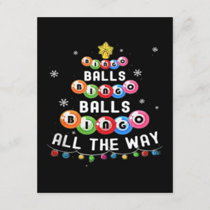 Bingo Balls Bingo All The Way Enclosure Card
