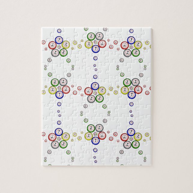 Bingo  Balls Jigsaw Puzzle (Vertical)