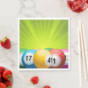 Bingo Balls Napkin