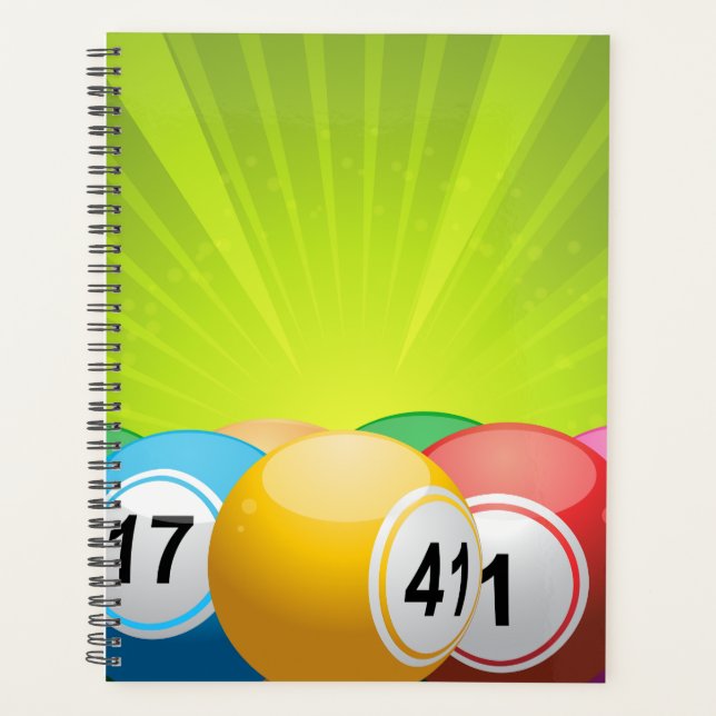 Bingo Balls Planner (Front)