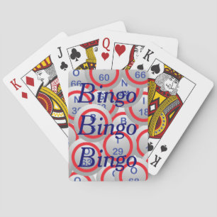 Bingo Balls Playing Cards