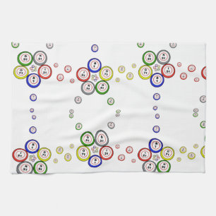 Bingo Balls Tea Towel