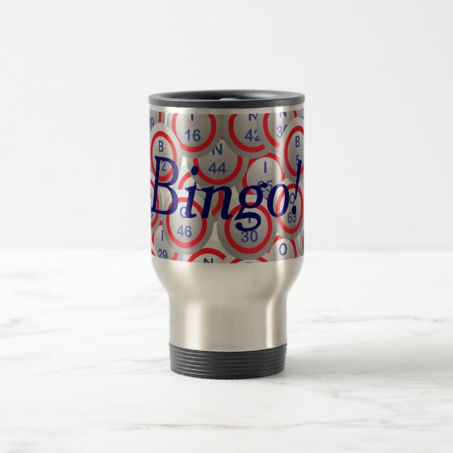 Bingo Balls Travel Mug (Center)