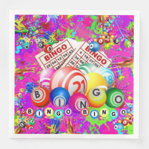 BINGO BINGO Designed By CBDOilPrincess  Napkin
