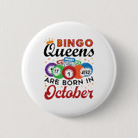 Bingo Birthday Bingo Queens Are Born in October
