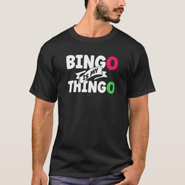 Bingo Caller Playing Card Game Win Lucky Bingo The T-Shirt (Front)