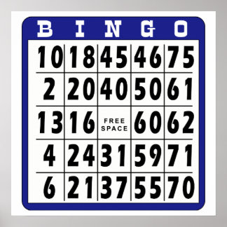 Bingo Posters | Zazzle.co.uk