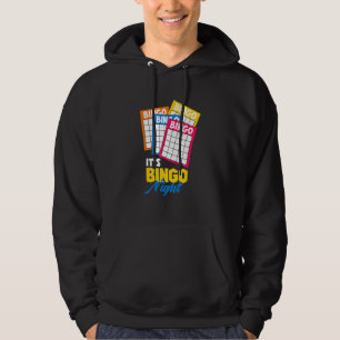 Bingo Card Game Design For Caller - Its Bingo Nigh Hoodie