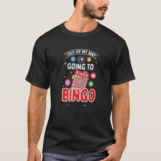 Bingo Card Game  For Caller  Going To Bingo T-Shirt