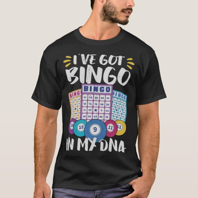 Bingo Card Game Grandma Bingo Player Bingo Cards T-Shirt (Front)
