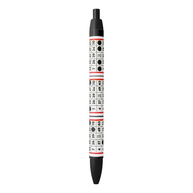 Bingo Card Ink Pen (Front Vertical)