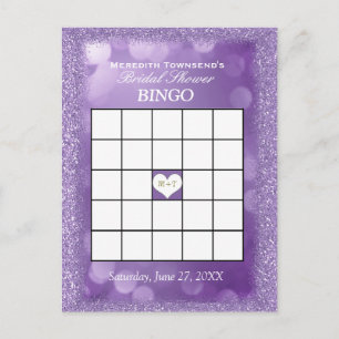 Bingo Card   Lavender Lights