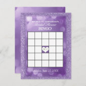 Bingo Card | Lavender Lights (Front/Back)