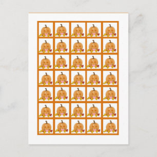 Bingo Card Markers Autumn Fall Pumpkin Baby