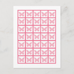 Bingo Card Markers Girly Butterfly Zebra Print