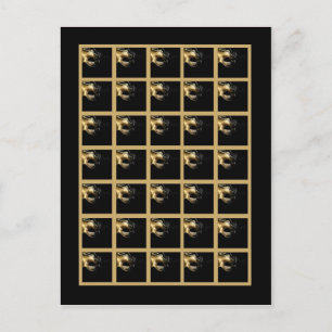 Bingo Card Markers Mis XV Gold Black