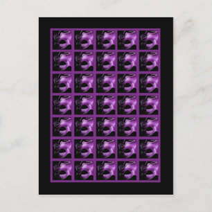Bingo Card Markers Mis XV Purple Lilac Black