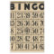 Bingo Card Tissue Paper