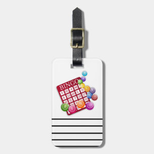 BINGO Card with BINGO Balls Luggage Tag