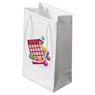 BINGO Card with BINGO Balls Small Gift Bag