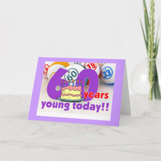 Bingo cards - 60th birthday