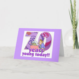 Bingo cards - 70th birthday