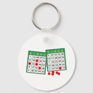 Bingo Cards Key Ring