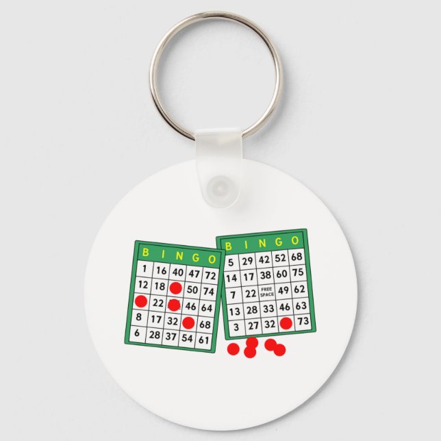 Bingo Cards Key Ring (Front)