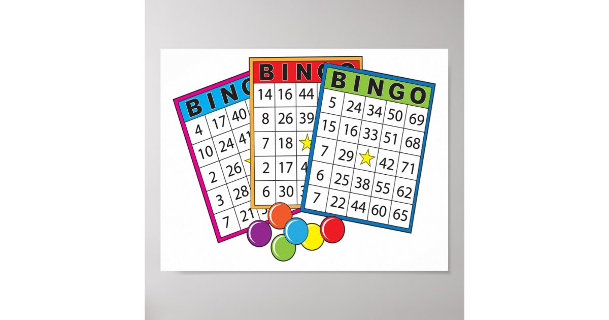 Bingo Cards Poster | Zazzle