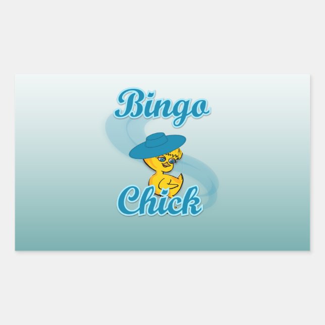 Bingo Chick #3 Rectangular Sticker (Front)