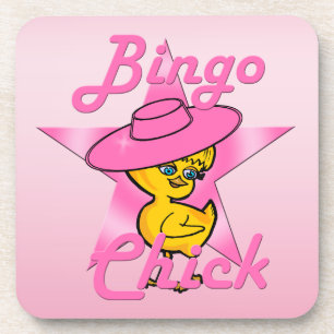 Bingo Chick #8 Coaster