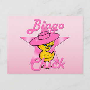 Bingo Chick #8 Postcard