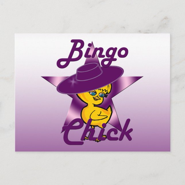 Bingo Chick #9 Postcard (Front)