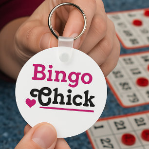Bingo Chick Key Ring