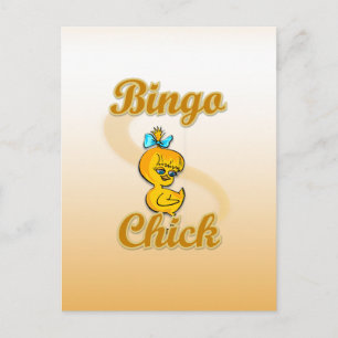 Bingo Chick Postcard