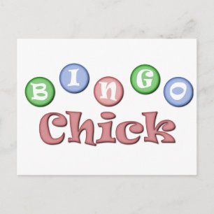 Bingo Chick Postcard